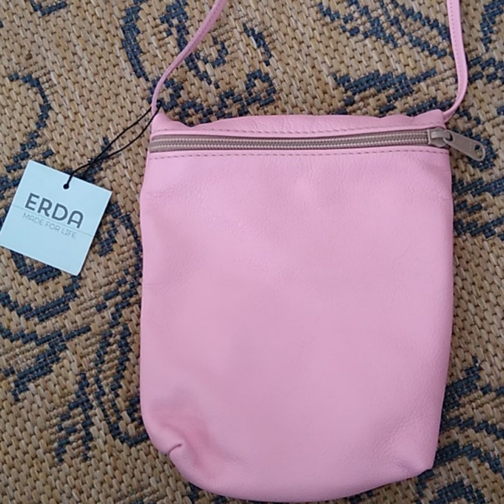 BNWT Handmade Leather Erda crossbody Purse